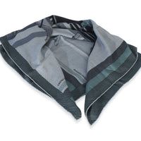 Hermès Men's Ciel Chine Cheval a la Couverture Cashmere Silk Scarf 100 4