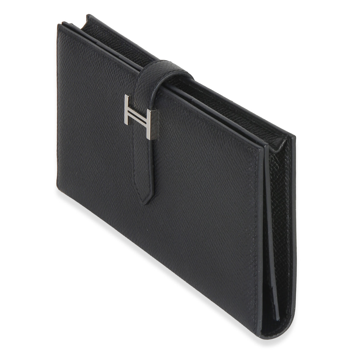 Hermès Black Epsom Bearn Wallet PHW Wallet 2