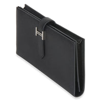 Hermès Black Epsom Bearn Wallet PHW Wallet 2