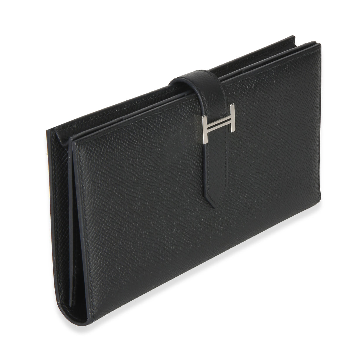 Hermès Black Epsom Bearn Wallet PHW Wallet 3