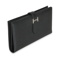 Hermès Black Epsom Bearn Wallet PHW Wallet 3