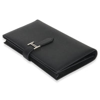 Hermès Black Epsom Bearn Wallet PHW Wallet 6
