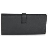 Hermès Black Epsom Bearn Wallet PHW Wallet 4