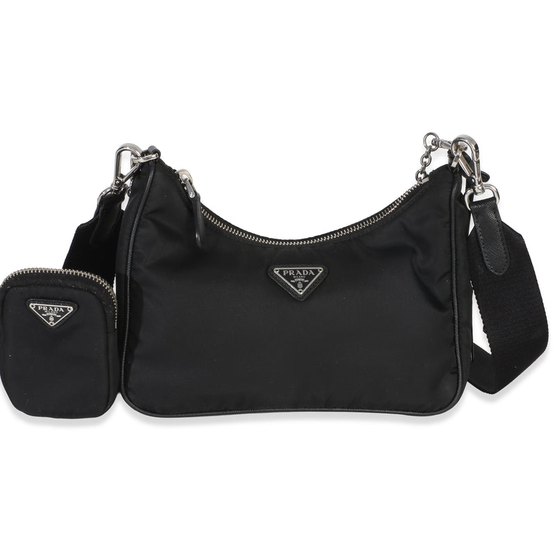 Prada Black Re Nylon Re Edition 2005 Bag Handbag fv