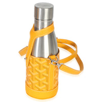 Goyard Yellow ine Canvas Yonne MM Case & Flask 2