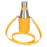 Goyard Yellow ine Canvas Yonne MM Case & Flask 4