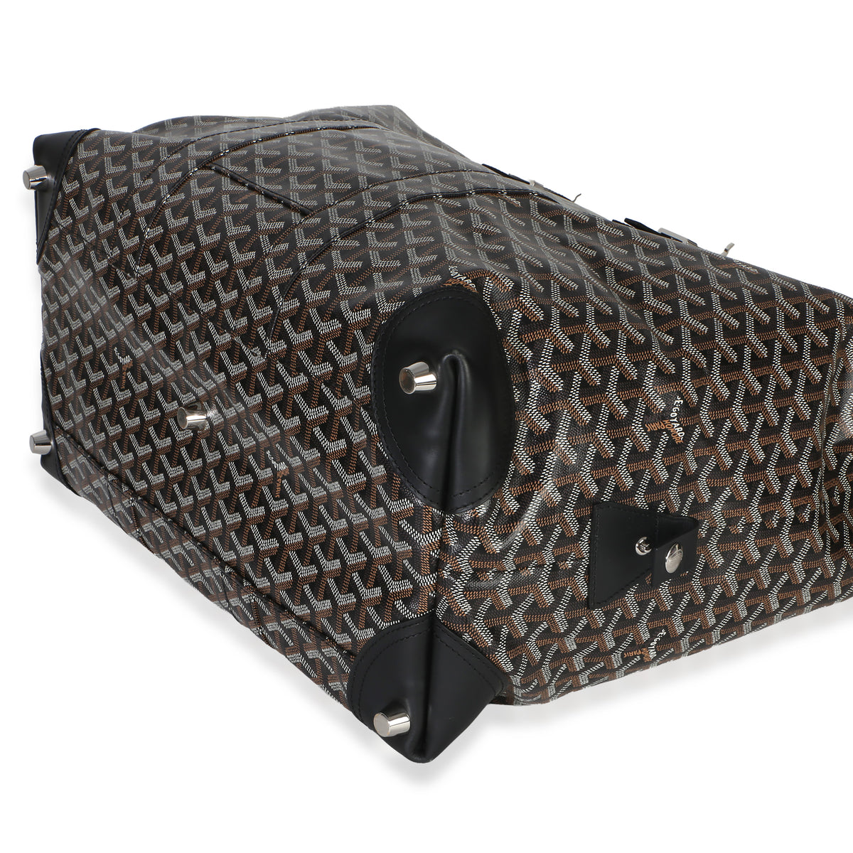 Goyard Black ine Canvas Boeing 45 Handbag 6