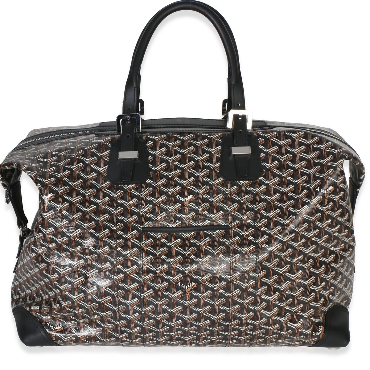 Goyard Black ine Canvas Boeing 45 Handbag fv