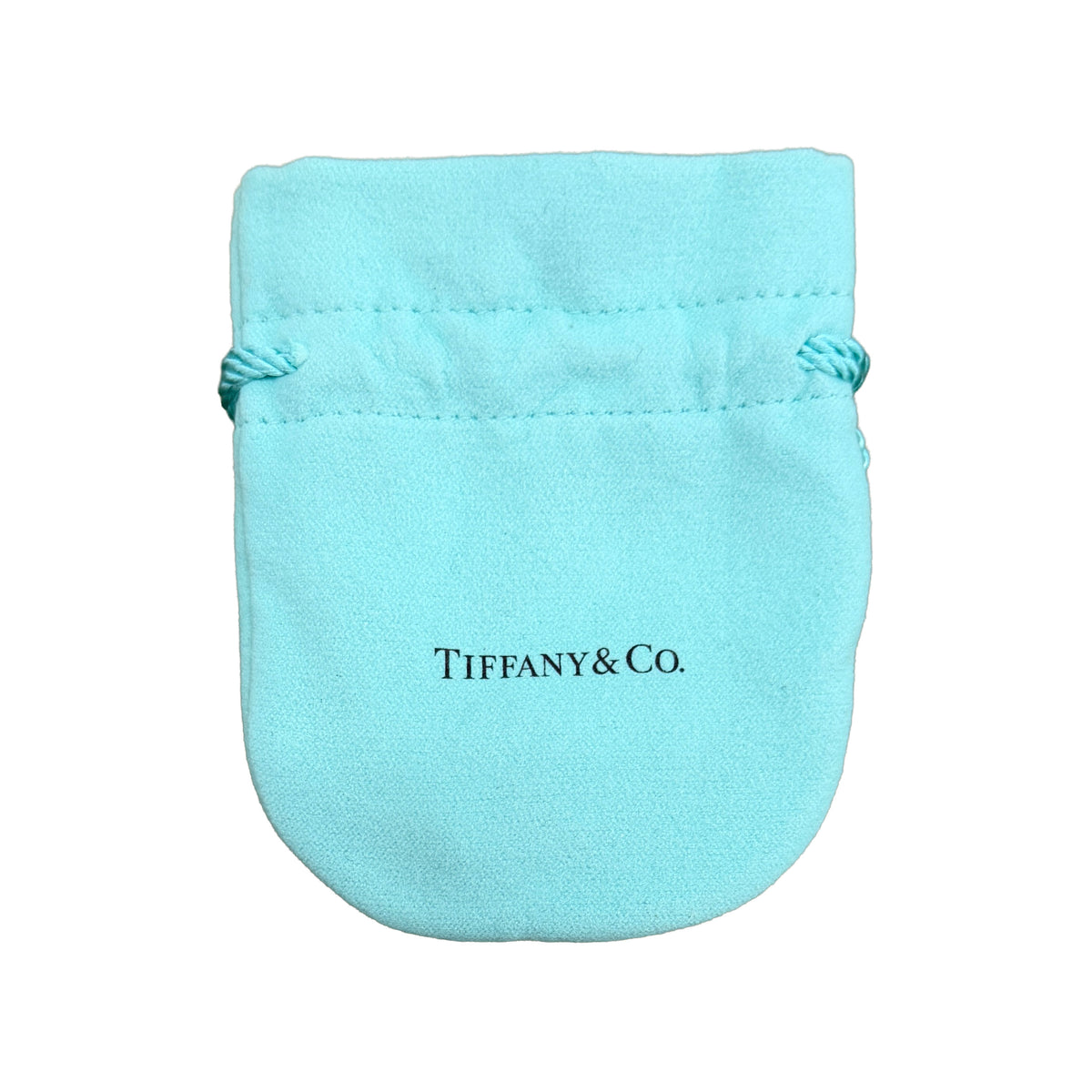 Tiffany & Co. Platinum Diamond Open Circle Earrings box