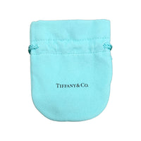 Tiffany & Co. Platinum Diamond Open Circle Earrings box