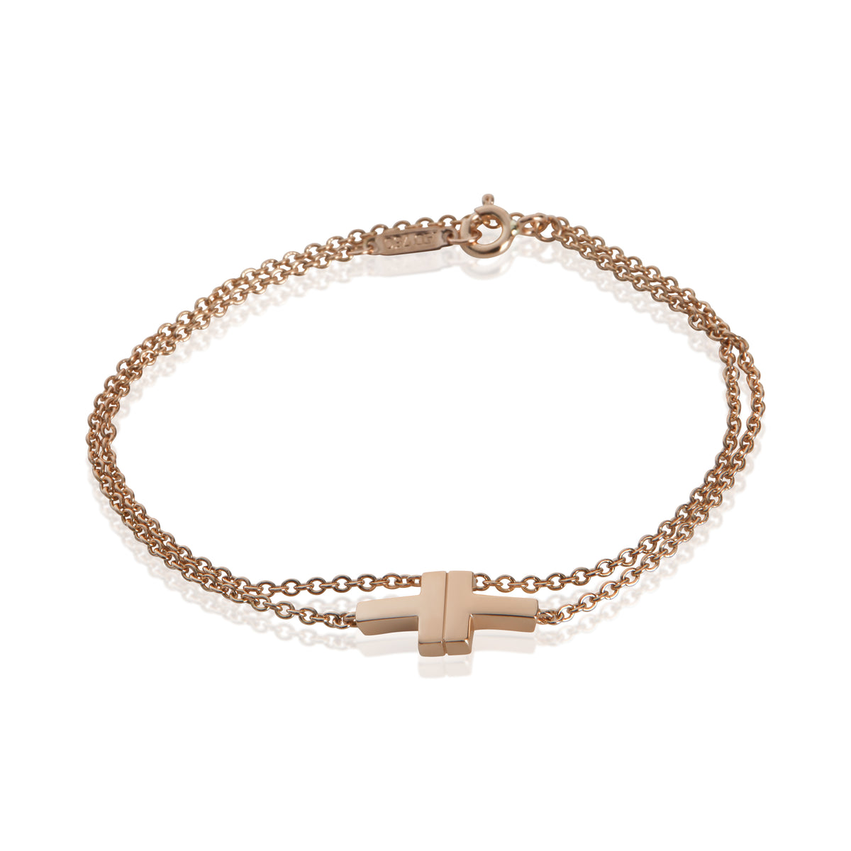 Tiffany & Co. Rose Gold  Tiffany T Wrap Bracelet fv