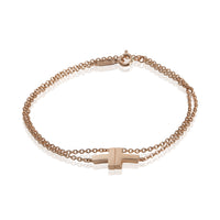 Tiffany & Co. Rose Gold  Tiffany T Wrap Bracelet fv