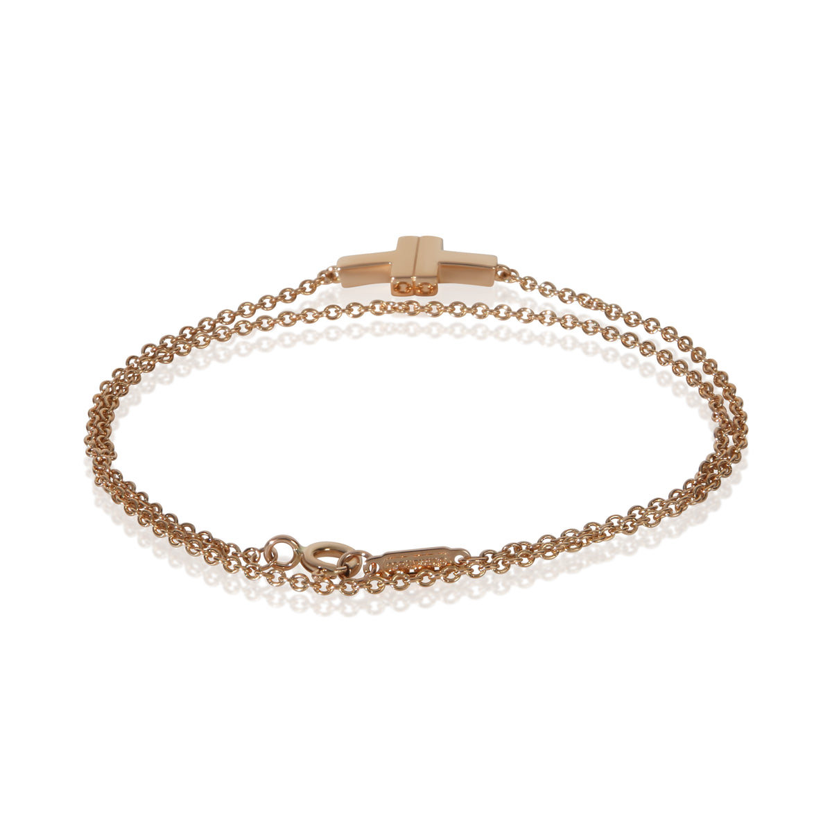 Tiffany & Co. Rose Gold  Tiffany T Wrap Bracelet pv
