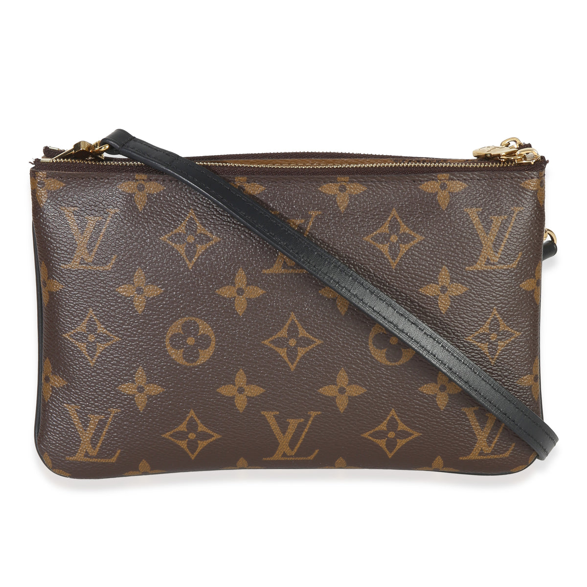 Louis Vuitton Reverse Monogram Giant Canvas Double Zip Pochette Handbag 4