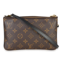 Louis Vuitton Reverse Monogram Giant Canvas Double Zip Pochette Handbag 4