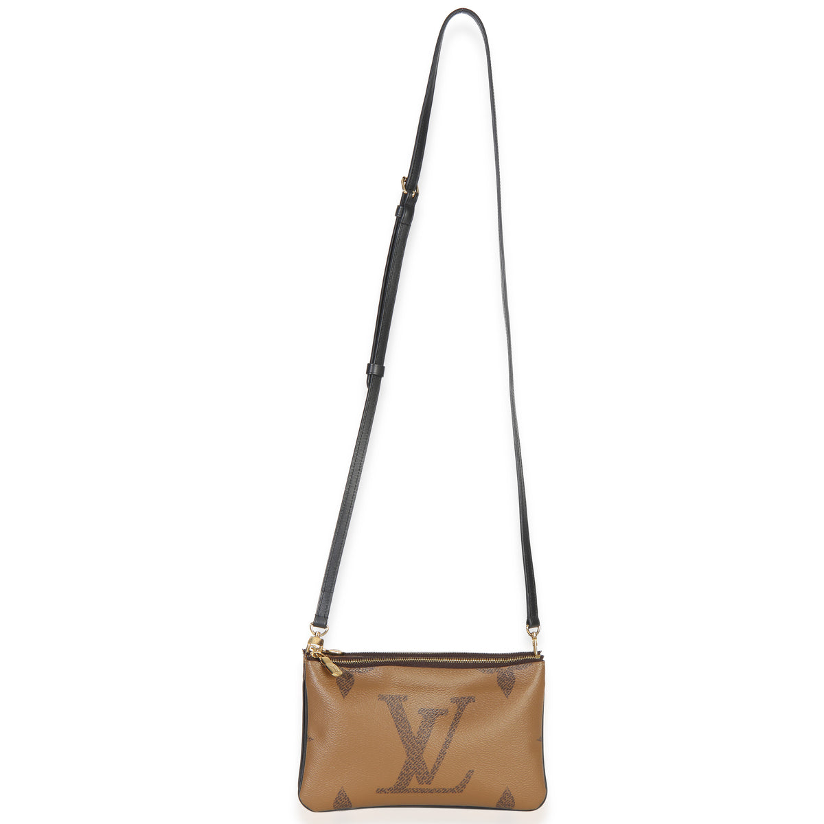 Louis Vuitton Reverse Monogram Giant Canvas Double Zip Pochette Handbag 8