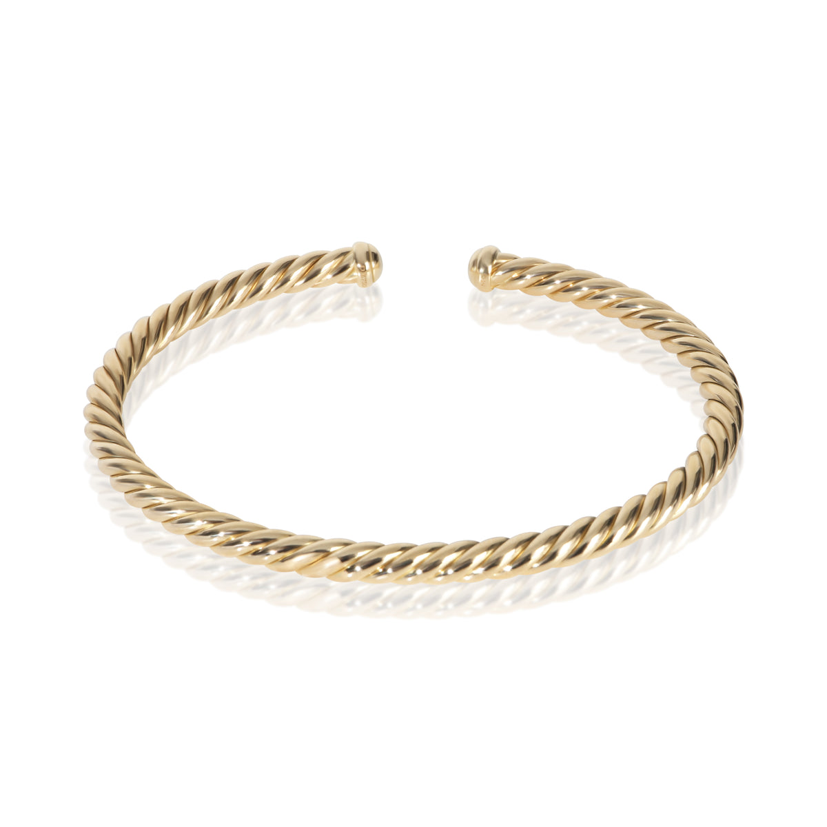 David Yurman Yellow Gold  Cable Flex Bracelet pv