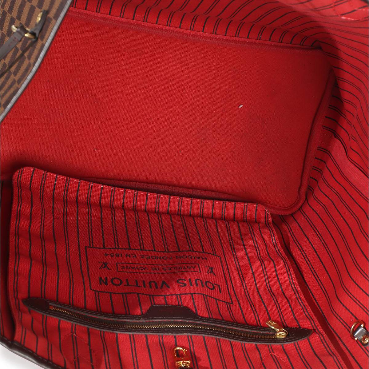 Louis Vuitton Damier Ebene Canvas Neverfull GM Handbag 8