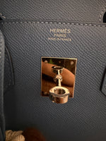 Hermès Bleu Brighton Epsom Birkin 30 PHW Handbag ad3