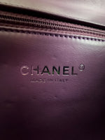 Chanel Purple Quilted Lambskin CC Chain Small Filigree Flap Bag Handbag ad2