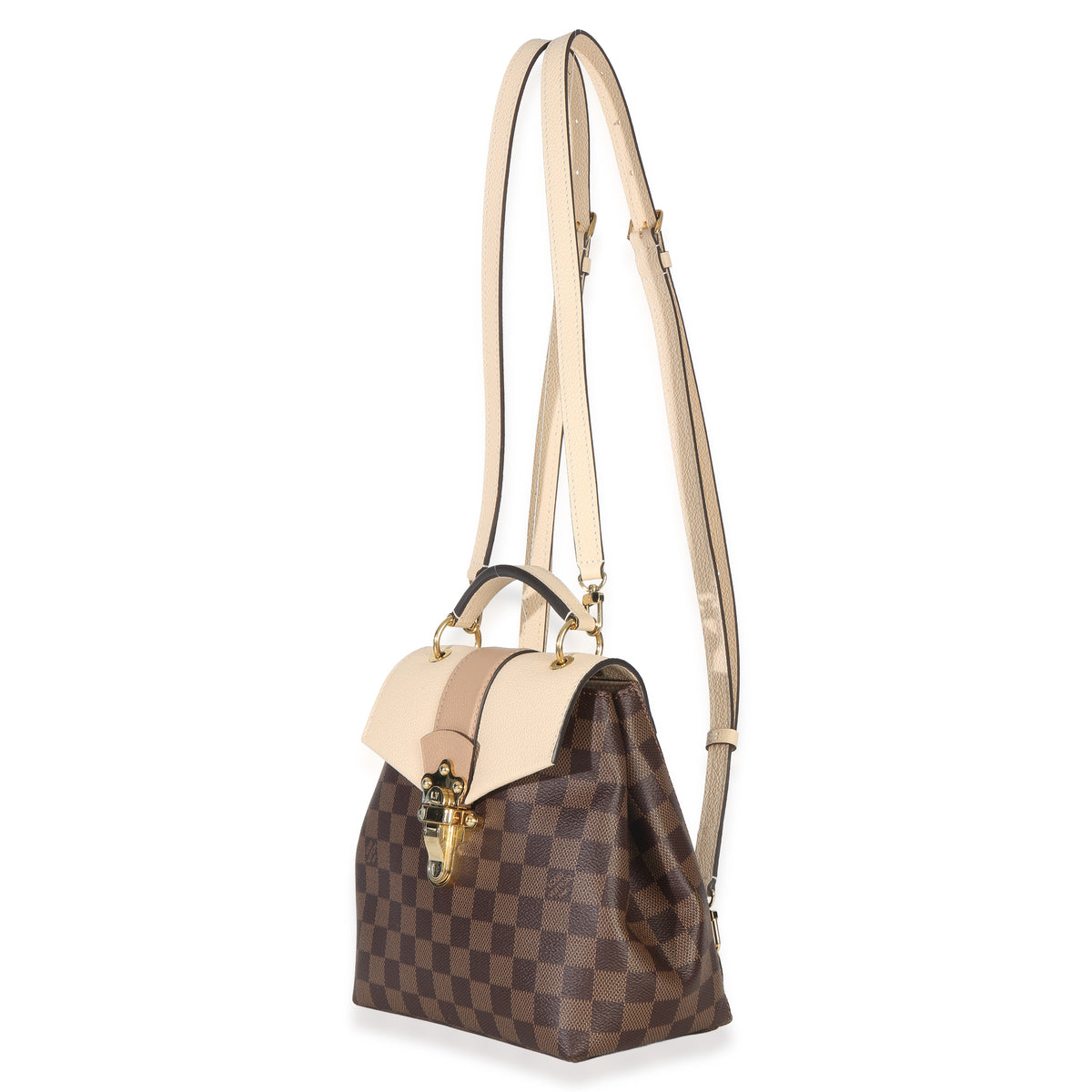 Louis Vuitton Beige Damier Canvas Clapton Backpack Handbag 2