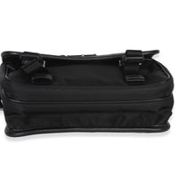 Prada Black Re Nylon Saffiano Double Buckle Messenger Bag Handbag 5