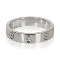 Cartier White Gold Diamond Small Model Love Ring fv