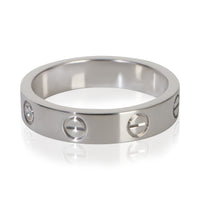 Cartier White Gold Diamond Small Model Love Ring sv