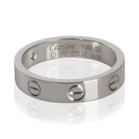 Cartier White Gold Diamond Small Model Love Ring pv