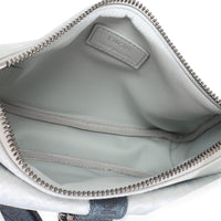 Christian Dior Light Blue Oblique Jacquard Dior 8 Pouch With Strap Handbag 8