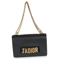 Christian Dior Black Smooth Calfskin J'Adior Chain Flap Bag Handbag 8