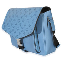 Louis Vuitton Blue Denim Taigarama Messengerama Handbag 2