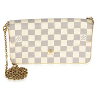 Louis Vuitton Damier Azur Canvas Felicie Pochette Handbag 2