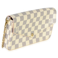 Louis Vuitton Damier Azur Canvas Felicie Pochette Handbag 4