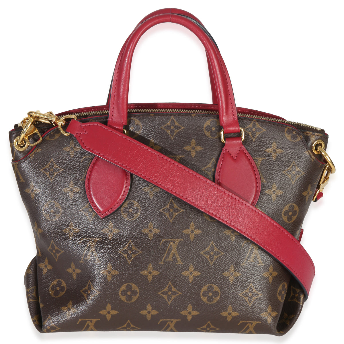 Louis Vuitton Bordeaux Monogram Canvas Flower Zipped Tote PM Handbag 4