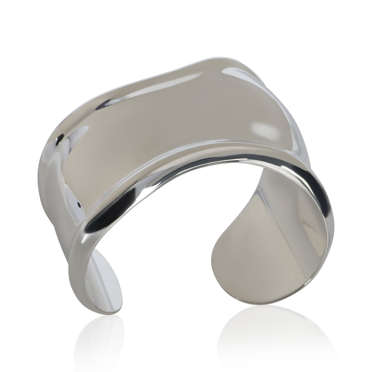 Tiffany & Co. Sterling Silver Right WElsa Peretti Small Model Bone Cuff Bracelet pv