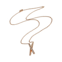 Tiffany & Co. Rose Gold Diamond Atlas X Pendant pv
