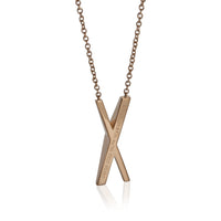 Tiffany & Co. Rose Gold Diamond Atlas X Pendant bv