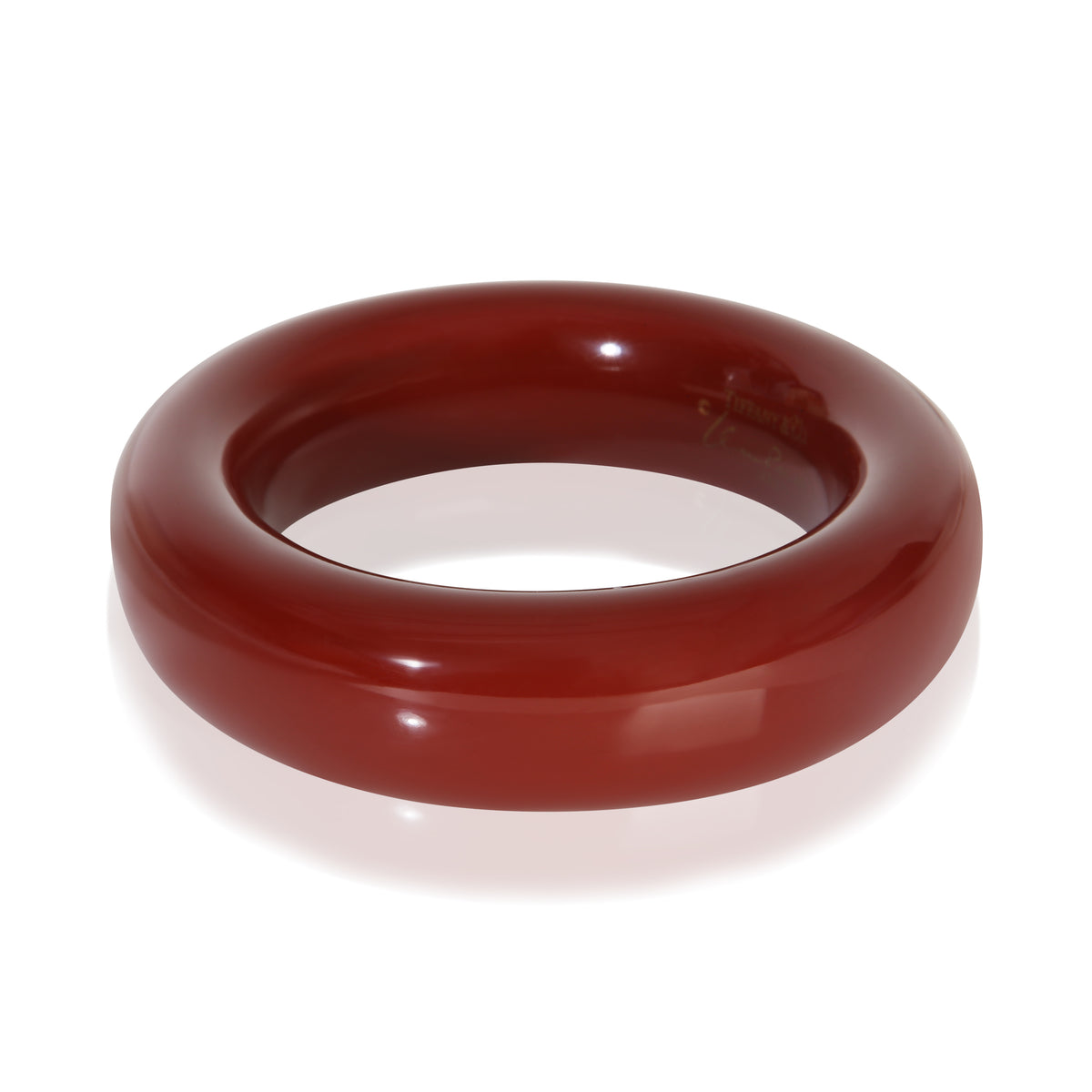 Tiffany & Co. Elsa Peretti Red Lacquer Bracelet sv