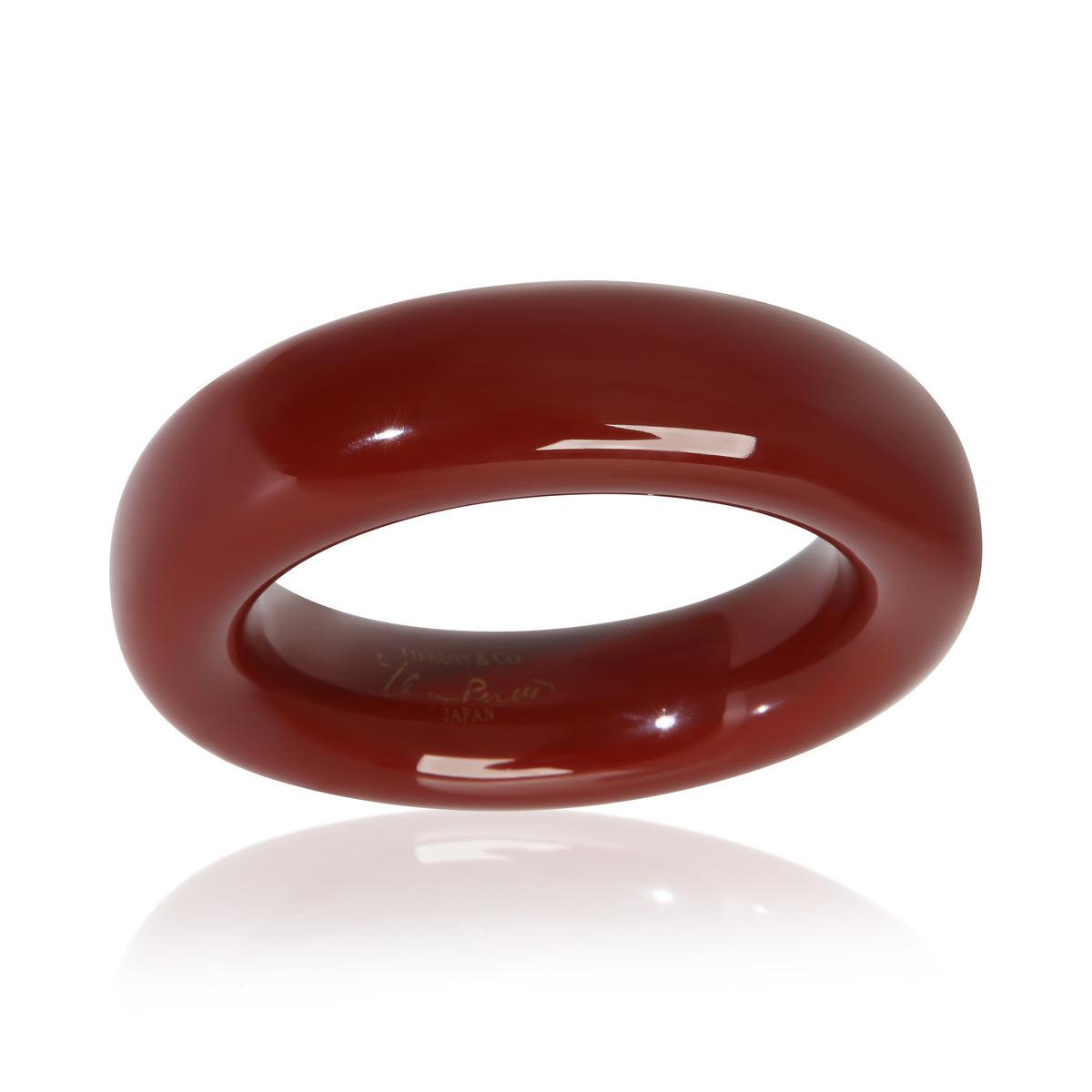 Tiffany & Co. Elsa Peretti Red Lacquer Bracelet bv