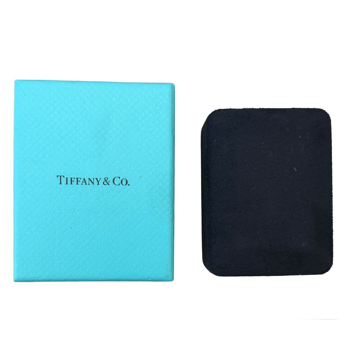 Tiffany & Co. Rose Gold Diamond Fluer De Lis Key Bar Pendant box