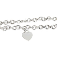 Tiffany & Co. Sterling Silver  Heart Tag Necklace