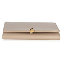 Saint Laurent Tan Smooth Calfskin Cassandre Chain Clutch Handbag 5