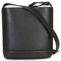 Gucci Black Smooth Calfskin Hasler Horsebit 73 Small Bucket Bag Handbag 4