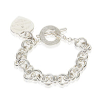 Tiffany & Co. Sterling Silver Diamond Return To Tiffany Bracelet pv
