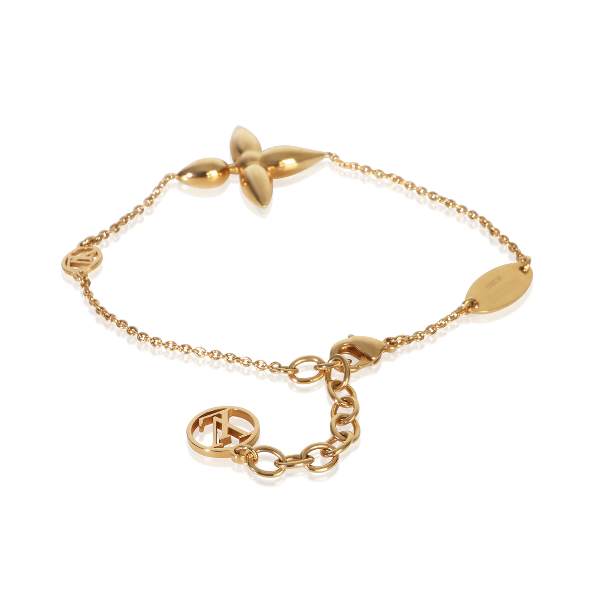 Louis Vuitton Gold Plated  Louisette Bracelet pv