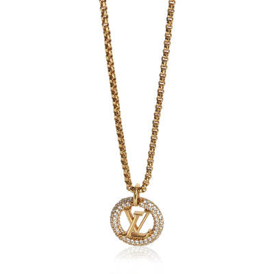 Louis Vuitton Gold Plated  Louise By Night Pendant fv