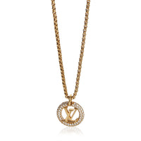 Louis Vuitton Gold Plated  Louise By Night Pendant fv