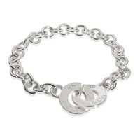 Tiffany & Co. Sterling Silver  1837 Interlocking Circle Bracelet