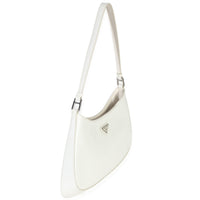 Prada White Spazzolato Cleo Bag Handbag 3